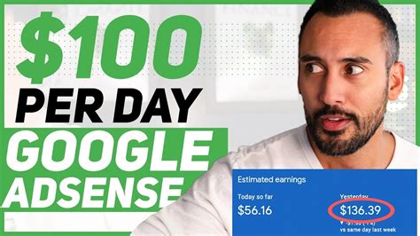 How do I make $100 per day with Google AdSense?